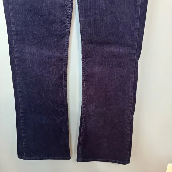 GAP Baby Boot Mid Rise Navy Blue Corduroy Pants. Women’s 28 or 6S - Picture 5 of 11